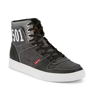 Levis 501 Mason Hi Chm 519733-01A1 Mens Black Lifestyle Sneakers Shoes BNIB